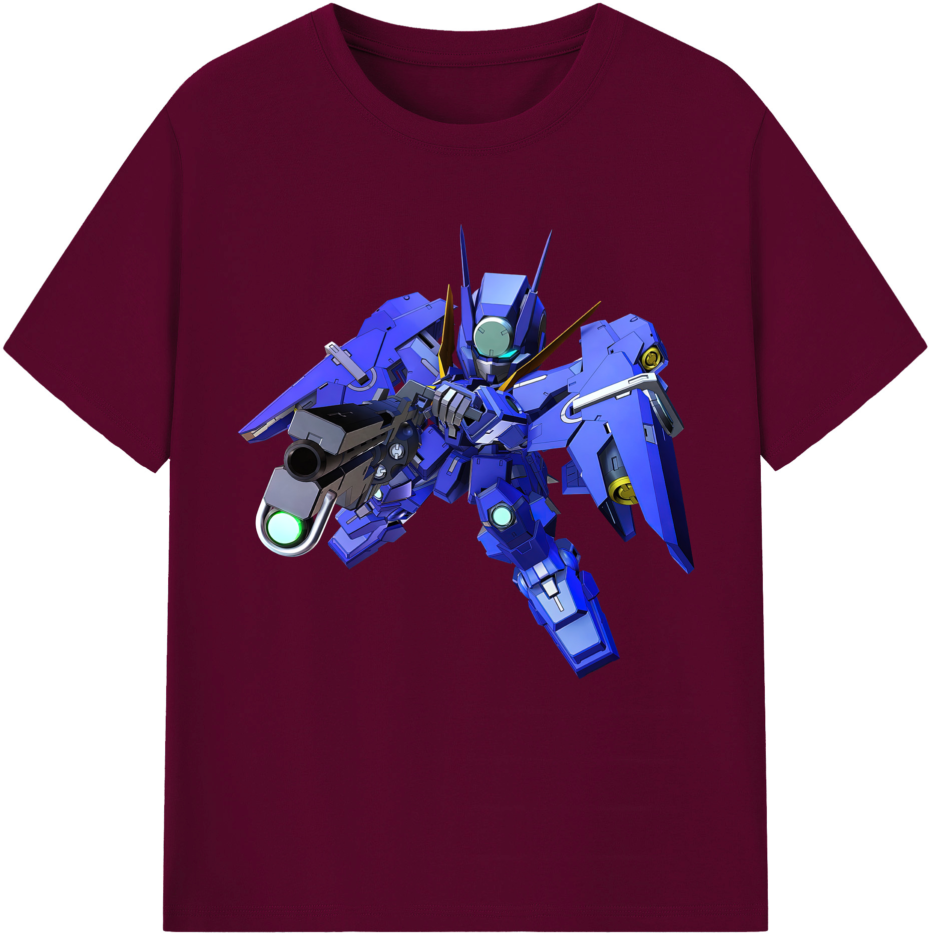 （画像用） 機動戦士ガンダム Mobile Suit Gundam レディースカジュアルプリントTシャツ（綿100％）